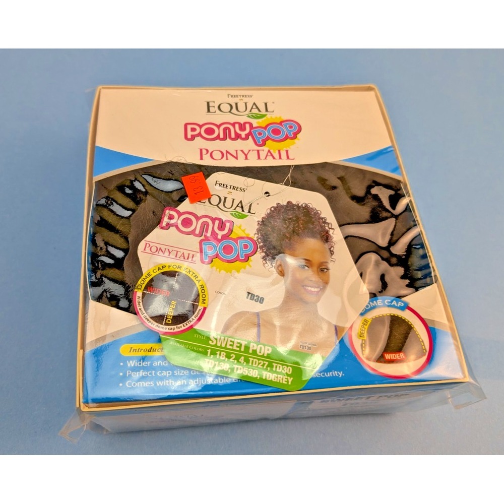 Freetress Equal Pony Pop Synthetic Ponytail Sweet Pop TD30 Luscious Pop New